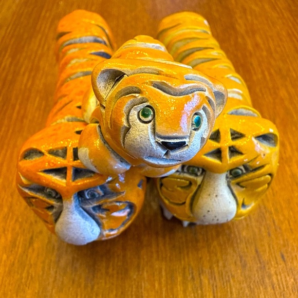 Artisania rinconada figurine Tiger Family 4 Pieces Retired - Picture 2 of 16